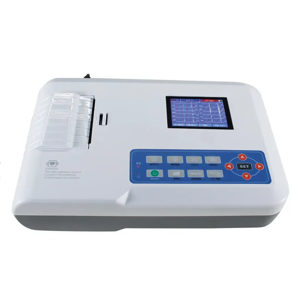 Electrocardiografo Veterinario de 3 canales mod. ECG 300G VET