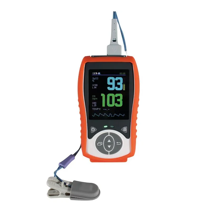 Oximetro de Pulso Palm Veterinario mod. F380V de 3 Parametros (SPo2, PR y Temp)