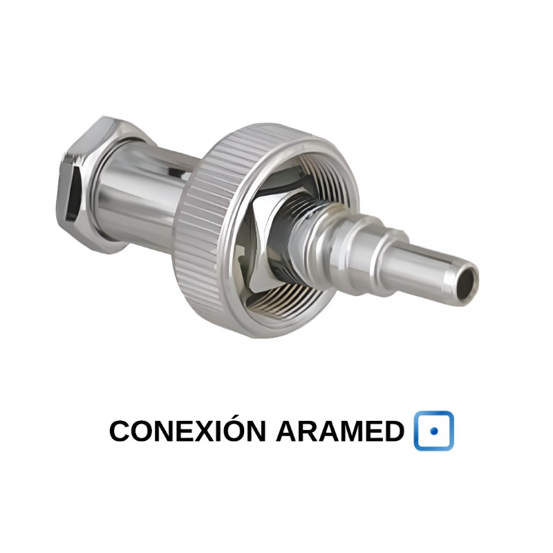 Toma de Oxido Nitroso N2O NFPA conexion Aramed/AGA