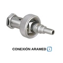Toma de Oxido Nitroso N2O NFPA conexion Aramed/AGA