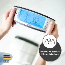 Báscula diagnóstica, Bluetooth, Análisis Segmentado del Cuerpo con 8 Electrodos y Memoria para 10 Usuarios