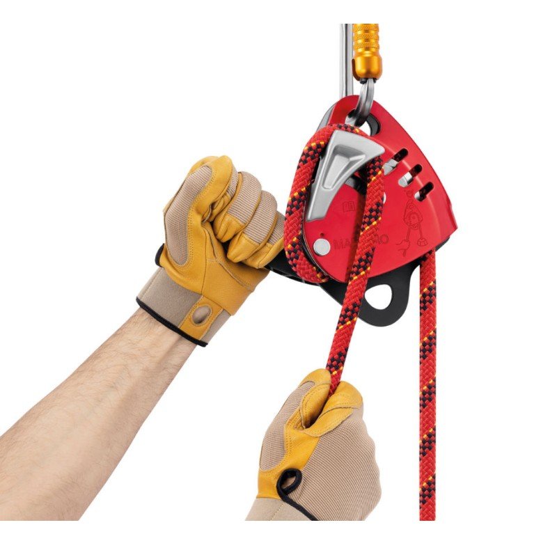 Descensor Maestro L con polea bloqueadora 250kg 12.5 a 13mm