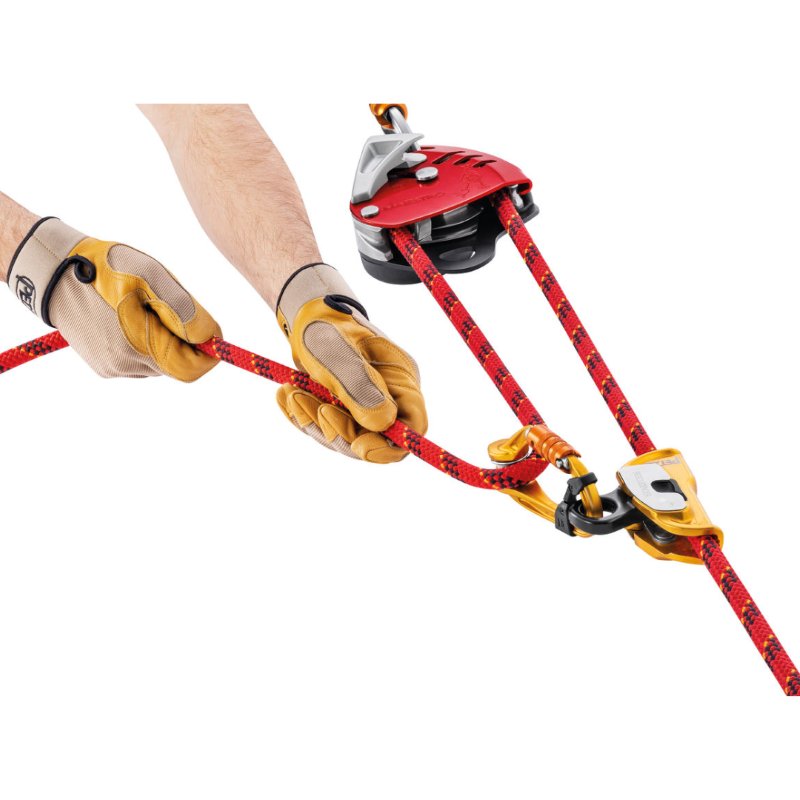 Descensor Maestro L con polea bloqueadora 250kg 12.5 a 13mm