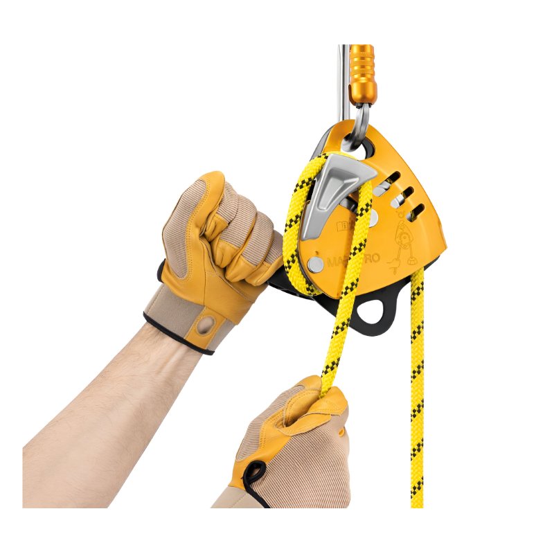 Descensor maestro S con polea bloqueadora 250 Kg 12.5 a 13mmMM