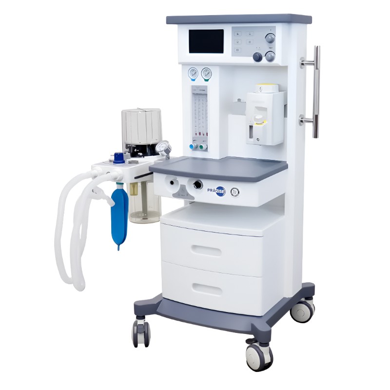 Maquina de Anestesia mod. PRZ-AN050 con 1 Vaporizador, 2 Gases, 5 Modos Ventilatorios y Pantalla TFT 7"