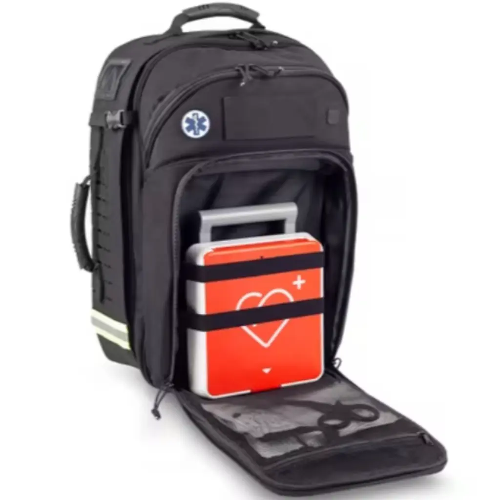 Mochila táctico sanitaria de rescate de gran tamaño mod. Paramed´s EVO negra MB11.019 (4).webp