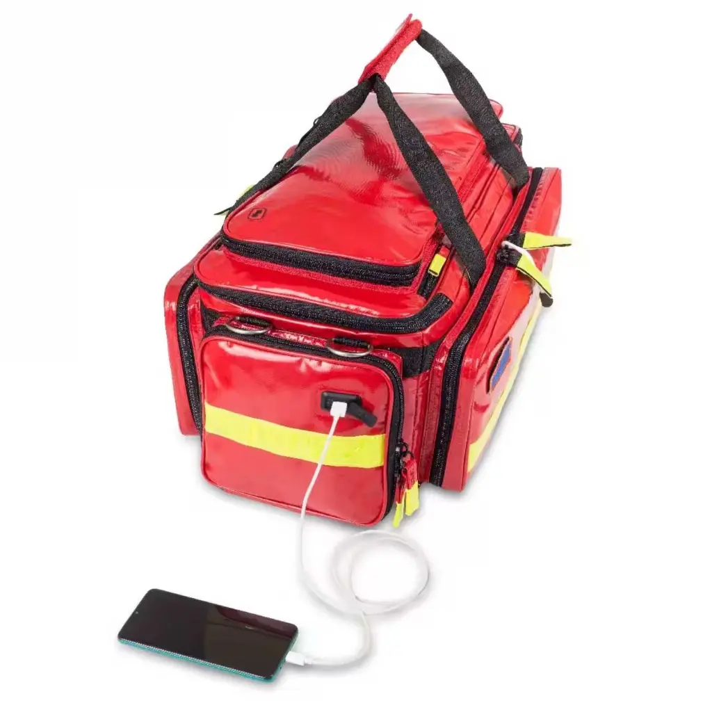 Bolsa para emergencias soporte vital avanzado, mod. Critical tarpaulín rojo EB02.027 (3).webp