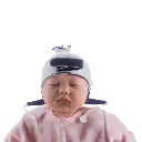 Gorro neonatal de 29 a 36cm para CPAP de burbuja BC309-05 (1).webp