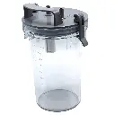 Aspirador de flemas portátil de hasta 28 Litros por minuto con presión regulable y vaso recolector incluido.