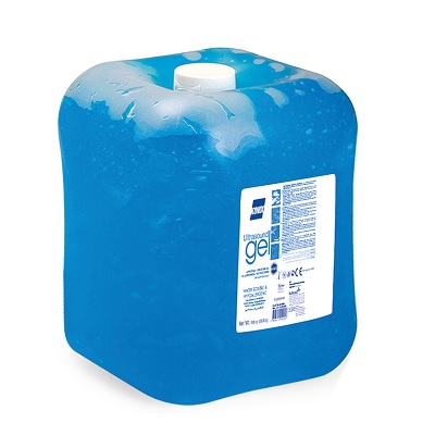 Gel para ultrasonido conductivo azul no estéril 5 lts