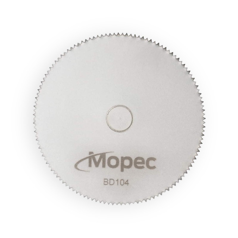 Hoja para Sierra Redonda para Autopsia con Eje de 64 mm mod. BD104 Compatible con Mopec 1000, 810 y Stryker