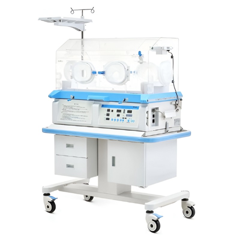 Incubadora Neonatal mod. NK-20N con Gabinete con Cajones
