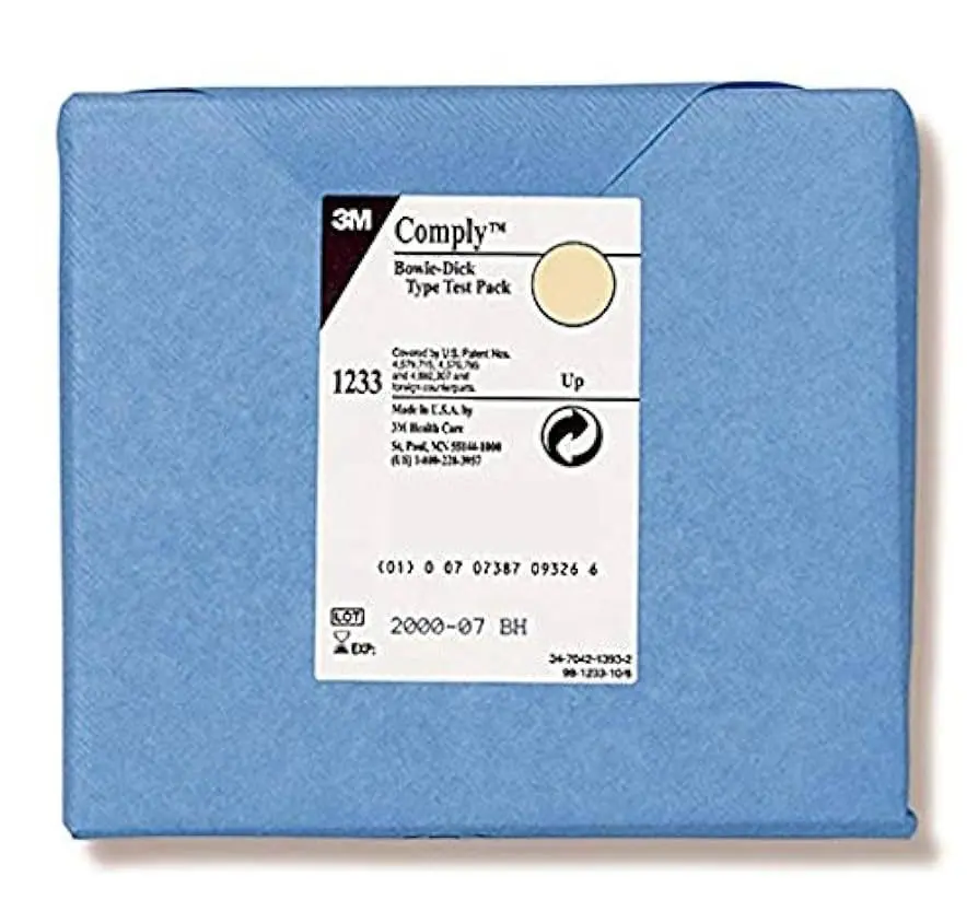 Indicador Químico Bowie Dick Para Autoclaves De Vapor caja c/30