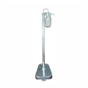 Jabonera Sencilla de Pedestal en Acero Inoxidable