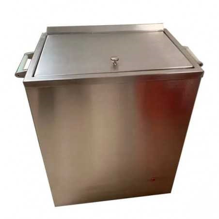 Compresero caliente de Acero Inoxidable Humedo con Rejilla para 12 Compresas (Incluidas)