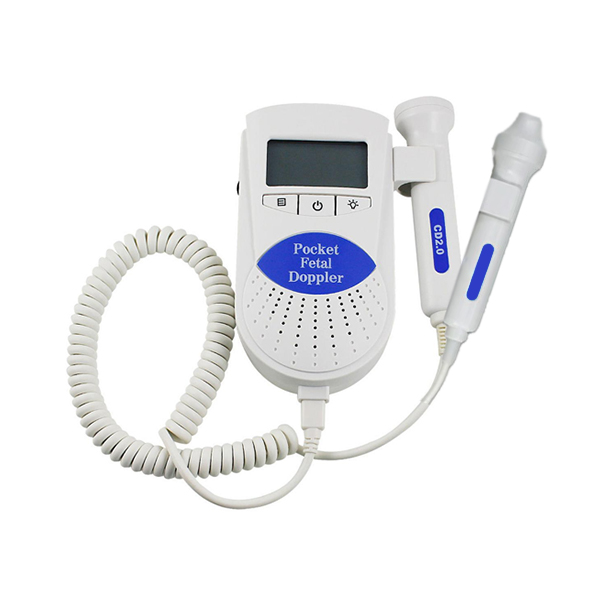 Kit de doppler de bolsillo con transductores vascular e 8 Mhz y fetal de 2 Mhz 