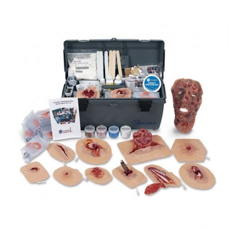 Kit de simulación para heridas por trauma Moulage Xtreme 2 