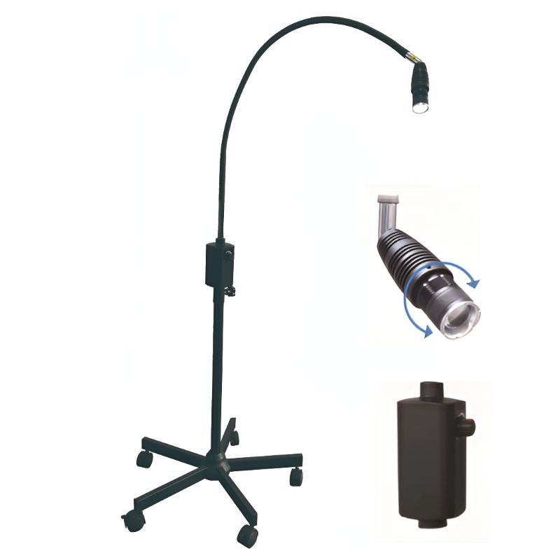 Lampara para Examinacion LED de Pedestal con Diametro de Apertura Variable