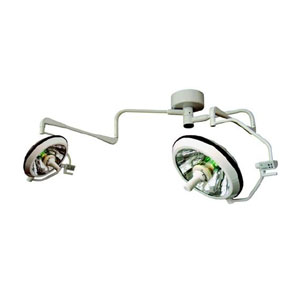 Lámpara para Quirófano Doble de Techo Luz Halógena de 120,000 - 150,000 luxes Mod. Ultratec 6000