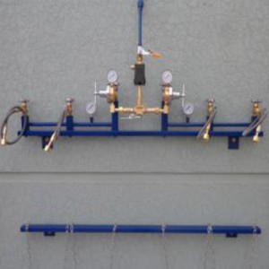 Manifold de 4x4 con regulador de alta presión e interruptor de presión para alarma