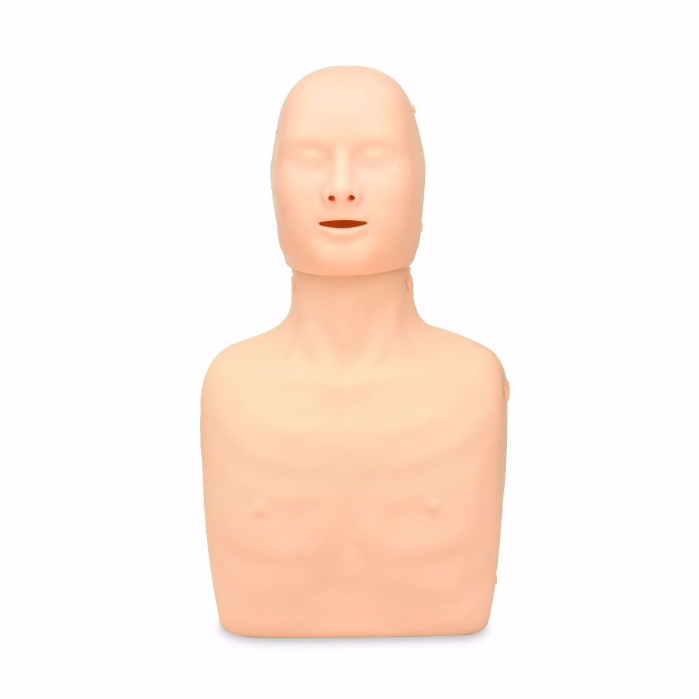 Maniqui para entrenamiento RCP medio cuerpo, control de tension para niño y adulto