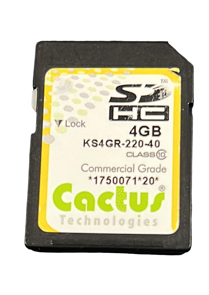 Memoria micro SD para grabadoras de Holter 4 GB Cactus tech