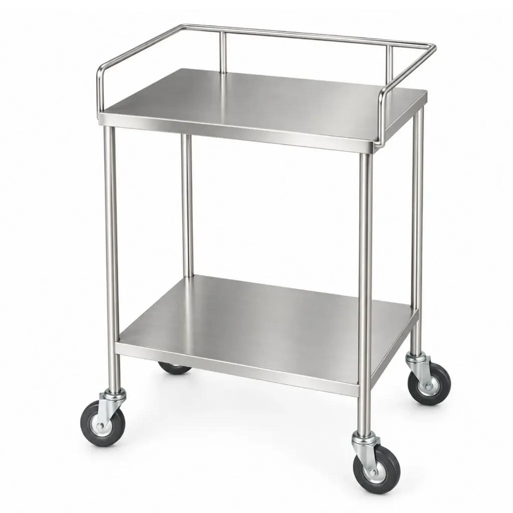 Mesa Pasteur de Acero Inoxidable sin Cajón