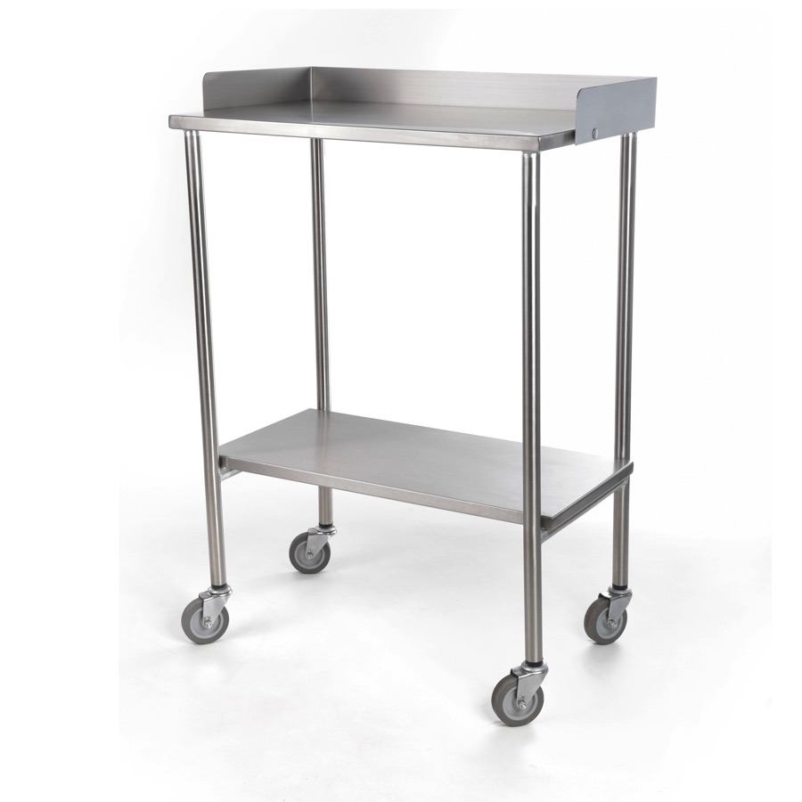 Mesa Pasteur sin Cajon, Tubular Cromada  Clase C