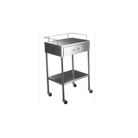 Mesa pasteur con cajon de lamina de acero inoxidable