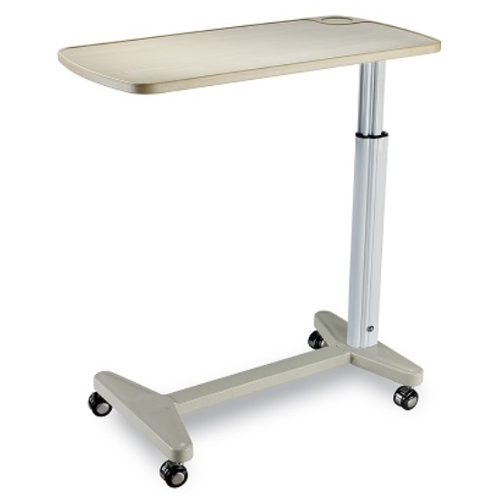 Mesa Puente para Alimentos Rodable de Aluminio y ABS, Con Ruedas