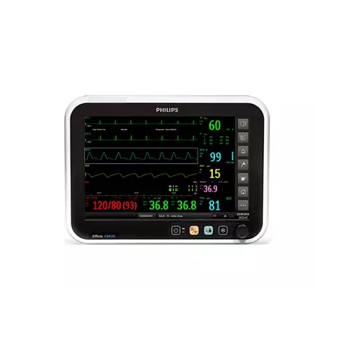 Monitor para paciente de signos vitales de 12" Mod. Efficia CM120 (EGC+TEMP+SpO2)