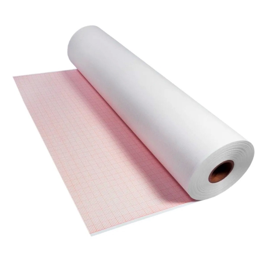 Papel para ECG de 21cm x 25m para Mod. LT y LC, paq. c/5 rollos mod. C008.106