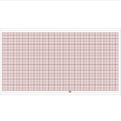 Papel para ECG en rollo de 10.8cm x 30m Graficado en rojo, paq. c/20 (ELI-100)