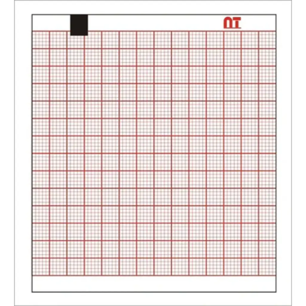 Papel para ECG hoja de 7 x 8cm en "Z" paq. c/315 hojas para Shiller AT-1, caja c/5 paquetes