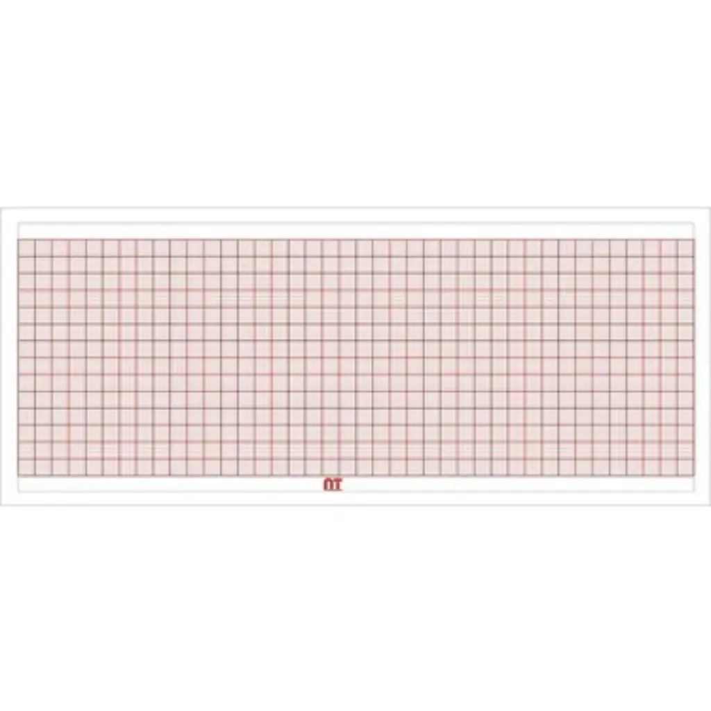 Papel para ECG rollo de 8cm x 30m graficado en rojo c/20 pzs. (SE-3)