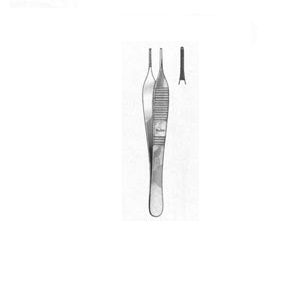 Pinza Diseccion Adson con dientes 1x2 de 4 3/4" (12.1 cm)