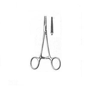Pinza Halsted Mosquito recta de 5" (13 cm)