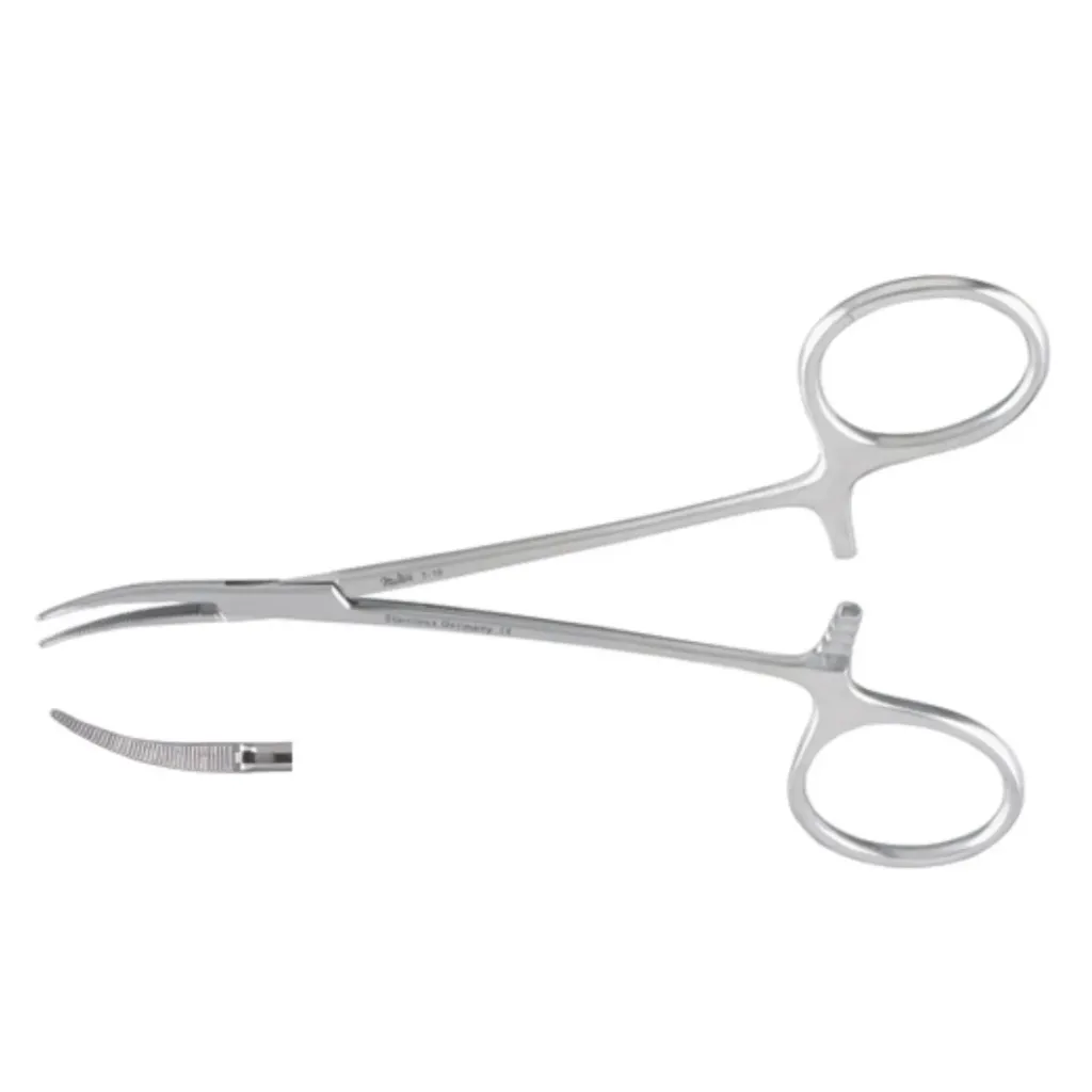 Pinza Halsted Mosquito curva de 5 pulg (12.7 cm) extra delicada