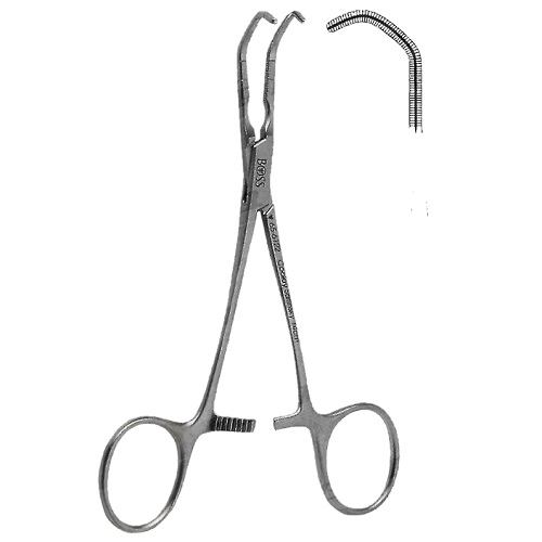 Pinza Pediátrica Cooley , quijada de 20mm, 13.3 cm