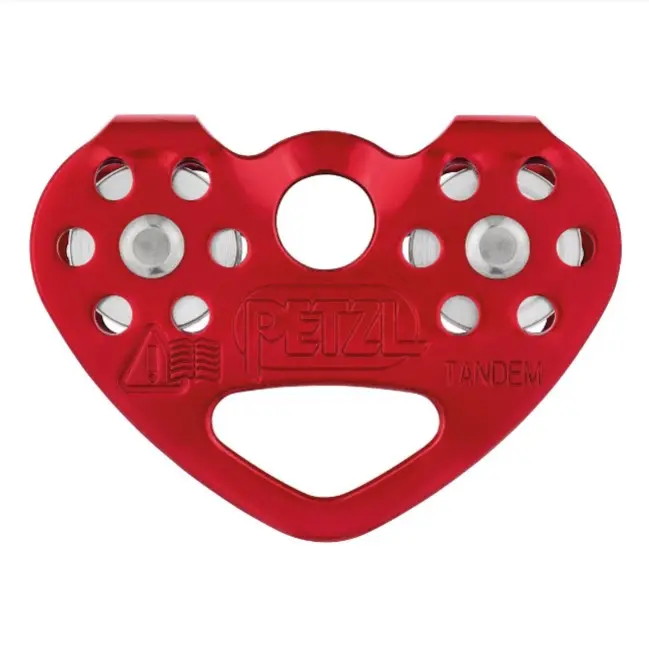 Polea Doble para Tirolinas de Cuerda mod. Tandem