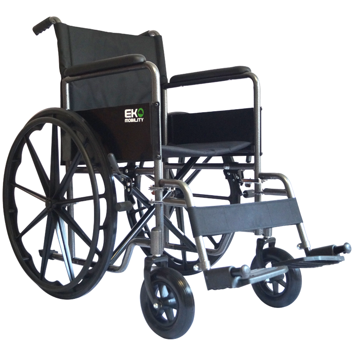 Silla de Ruedas 18" Esmaltada MAG Solida