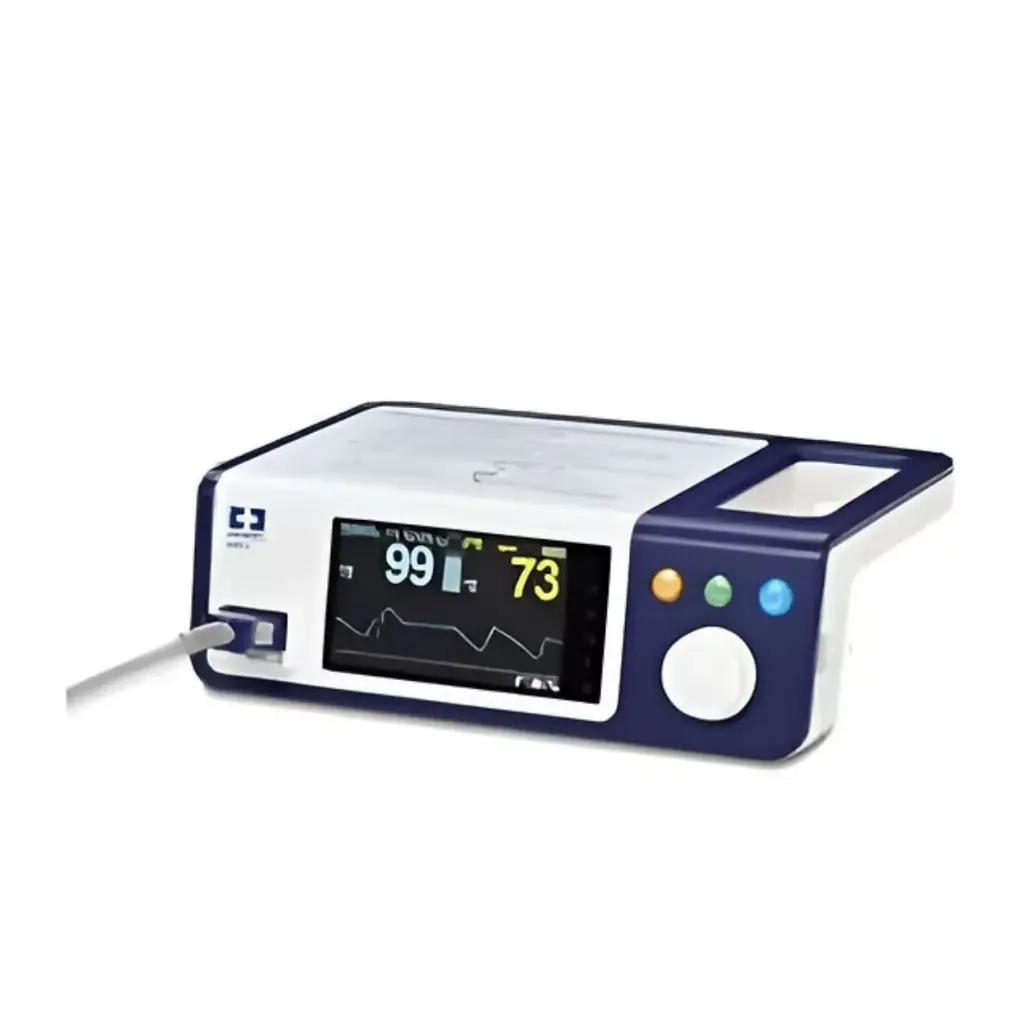 Pulsioximetro de cabecera LIBRA , alarmas de SPO2, batería interna, ondas plestimograficas con sensor DS100A y DOC-10 