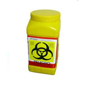 Recolector para líquidos de 3.0 lts de polipropileno color amarillo