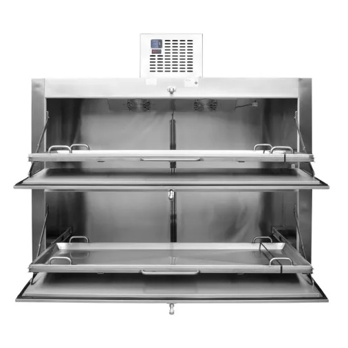 Refrigerador para cadáveres de 2 cuerpos tipo horno