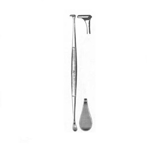 Separador para amigdalas de hurd de 9" (22.9 cm) diseño standard hoja de 9.6 mm x 13.8 mm