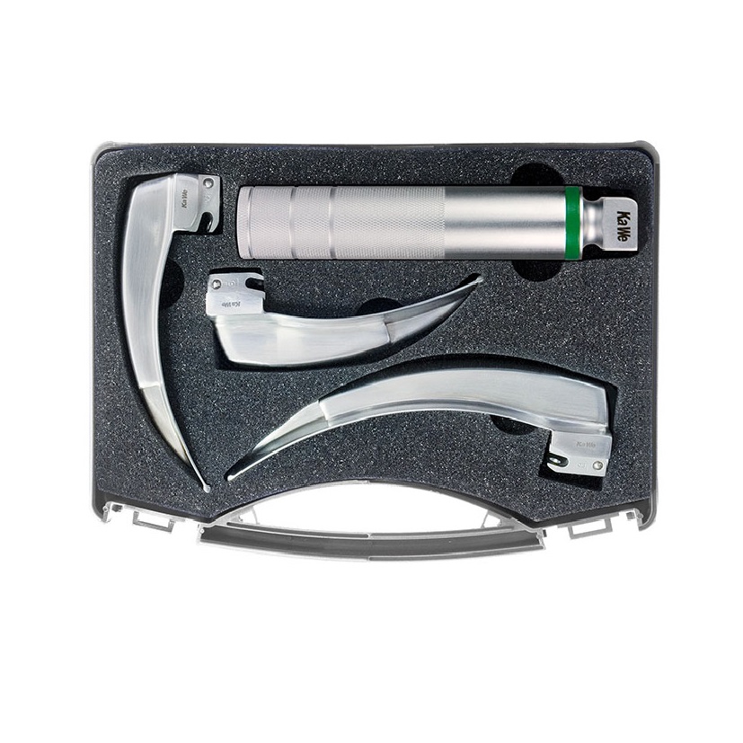 Set Laringoscopio F.O. Adulto KaWe  mango mediano 2.5V