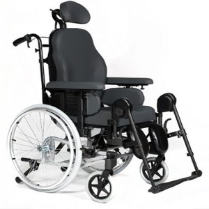 Silla de ruedas de 46 cm. Aluminio Mod. RELAX 2