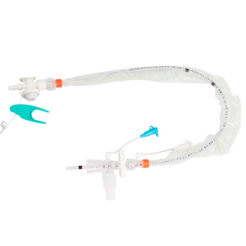 Sistema de succión cerrado adulto 16 FR simple para tubo endotraqueales del 8.0 y 8.5 caja con 10 pzas 