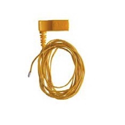 Sonda de temperatura cutánea ThermoTrace, desechable, amarilla, central bolsa con 5 piezas