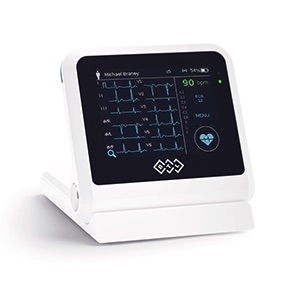 Electrocardiografo inalambrico de 12 canales mod. CardioPoint Flexi pantalla táctil a color de 5.2" (paquete para prueba de esfuerzo)
